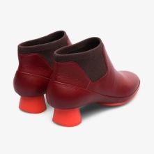 Camper Red Ankle Boots Womens - Alright Online Ireland | UWJAE3645